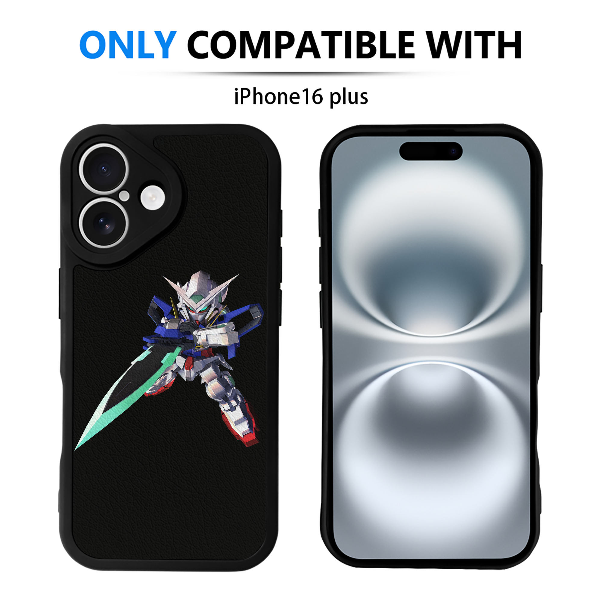 （画像用） 機動戦士ガンダム Mobile Suit Gundam 【iPhone 16シリーズ対応】シリコンスマホケース（レザー調） 材質：シリコン